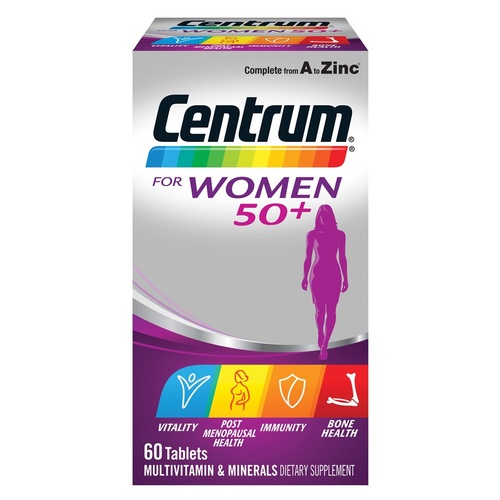 Centrum For Women 50+ 60 Tablets
