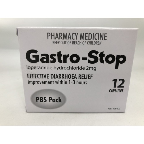 Gastro Stop PBS Only Cap 2mg 12 (S2)