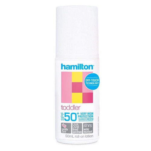 Hamilton Toddler Sunscreen Lotion Roll-On SPF 50+ 50mL