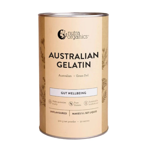 Nutra Organics Australian Gelatin Unflavoured 500g