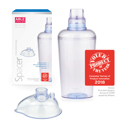 Able Spacer Anti-Bacterial + Small Whistle Mask - Infant Mask