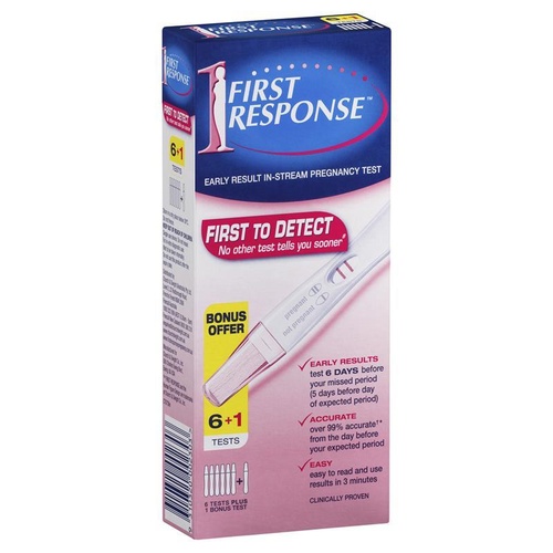First Response Instream Pregnancy Test 6+1 Pack