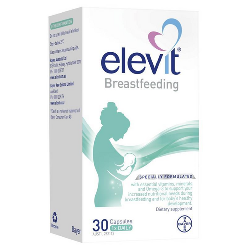Bayer Elevit Breast Feeding Multivitamin 30 Capsules