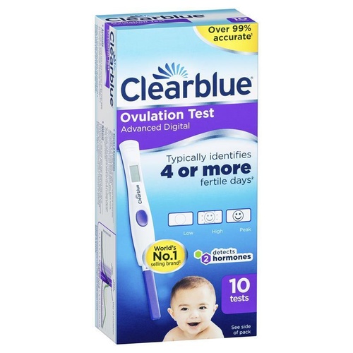 Clearblue Ovulation Test | 10 Tests Dual Hormone Indicator