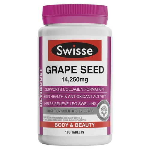 Swisse Ultiboost Grape Seed 180 Tablets