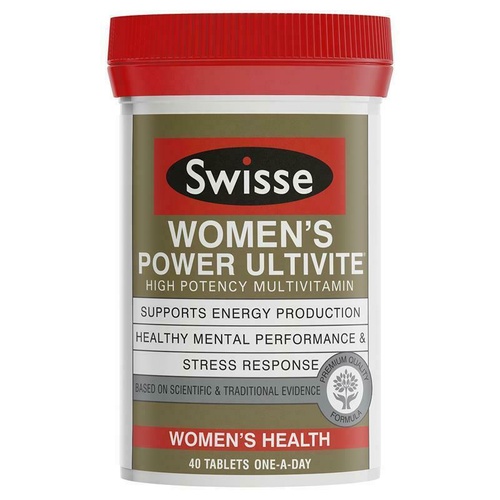 Swisse Women's Ultivite Power Multivitamin 40 Tablets