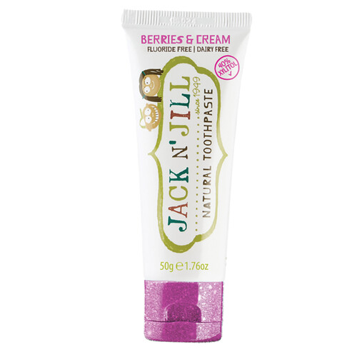 Jack N' Jill Natural Toothpaste with Calendula (Fluoride Free) Berries & Cream 50g