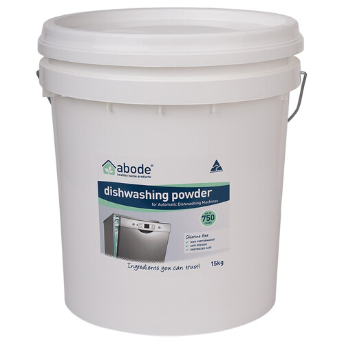 Abode Dishwashing Powder (for Automatic Dishwashing Machines) 15kg Bucket