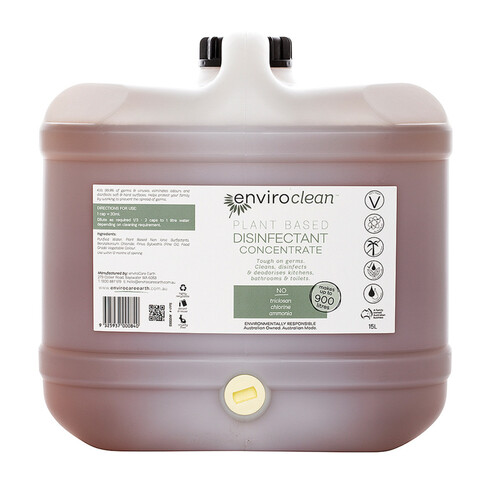 EnviroClean Plant Based Disinfectant Concentrate 15L