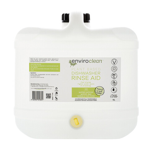 EnviroClean Plant Based Dishwasher Rinse Aid 15L