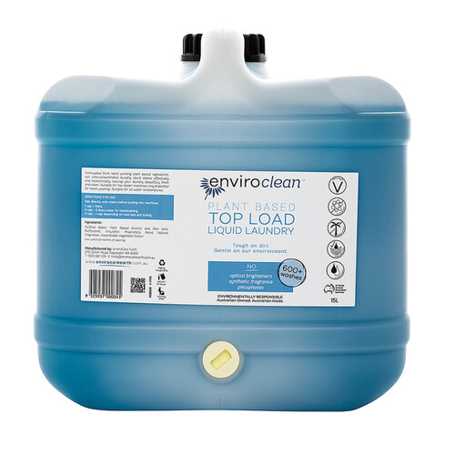 EnviroClean Plant Based Liquid Laundry Top Load 15L