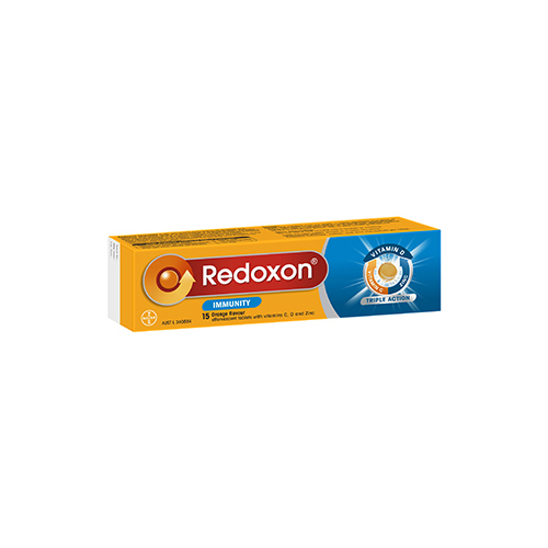 Redoxon Immunity Orange Flavour 15 Effervescent Tablets