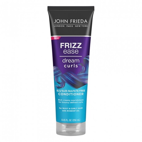 John Frieda Dream Curls Conditioner 250ml Frizz Fighting Silicone