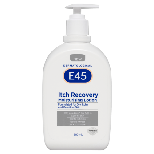 E45 Itch Recovery Moisturising Lotion 500mL