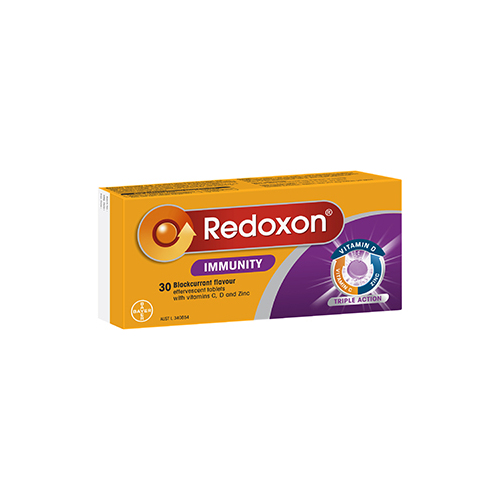 Redoxon Immunity Blackcurrant Flavour 30 Effervescent Tablets