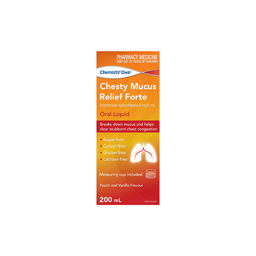 Chemist's Own Chesty Mucus Relief Forte 200ml (S2)