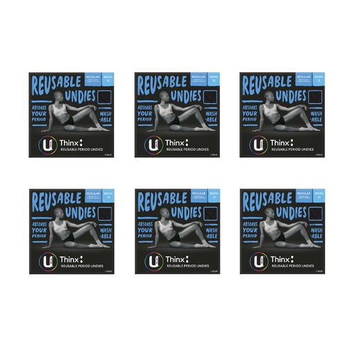 Kotex U Re-Usable Bikini Regular Size 12 [Bulk Buy 6 Units]