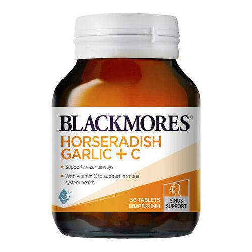 Blackmores Horseradish Garlic + C 50 Tablets