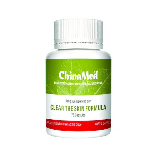 ChinaMed Clear the Skin Formula 78 Capsules