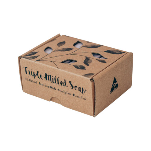Clover Fields Natures Gift Soap Gift Box Empty Flat Pack (holds 4x100g) x 24 Pack