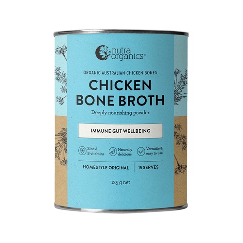 Nutra Organics Bone Broth Chicken Homestyle Original 125g