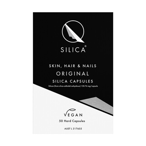 Qsilica Hair Skin & Nails Original Silica 50 Capsules 