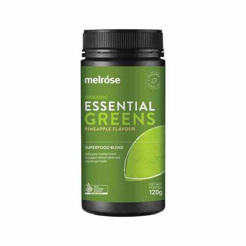 Melrose Organic Essential Greens Pineapple Powder 120g