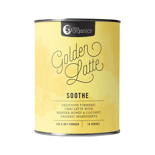 Nutra Organics Organic Golden Latte (Soothe) 100g