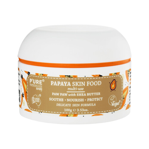 P'URE Papayacare Baby Papaya Skin Food Multi-Use (Paw Paw with Shea Butter) 100g
