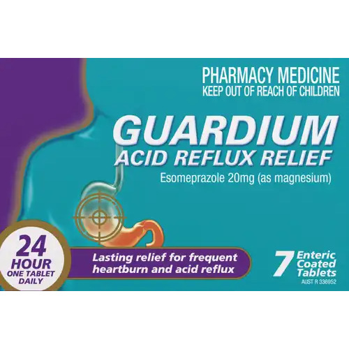 Guardiam Acid Reflux Relief 7 Tablets (S2)