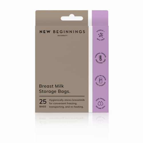 New Beginnings Breastmilk Storage Bags 25 Pack