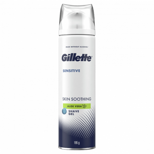 Gillette Sensitive Skin Soothing Aloe Vera Shave Gel 195g