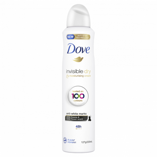 Dove Invisible Dry Antiperspirant Aerosol 220ml