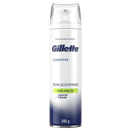 Gillette Sensitive Skin Shaving Foam 245g
