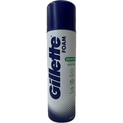 Gillette Sensitive Skin Shaving Foam 245g