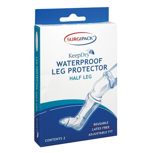 Surgipack Keep Dry Cast Protector Half Leg 2 Pack