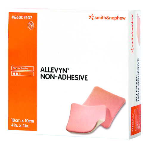 Allevyn Non-Adhesive 10cmx10cm (7637) 10 Pack