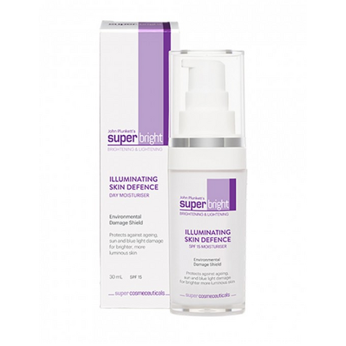 John Plunkett's Super Bright Illuminating Skin Defence Moisturiser SPF15 30ml