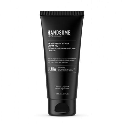 Handsome Peppermint Scrub Shampoo 175mL