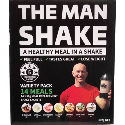 The Man Shake Variety Pack 56g x14 Pack