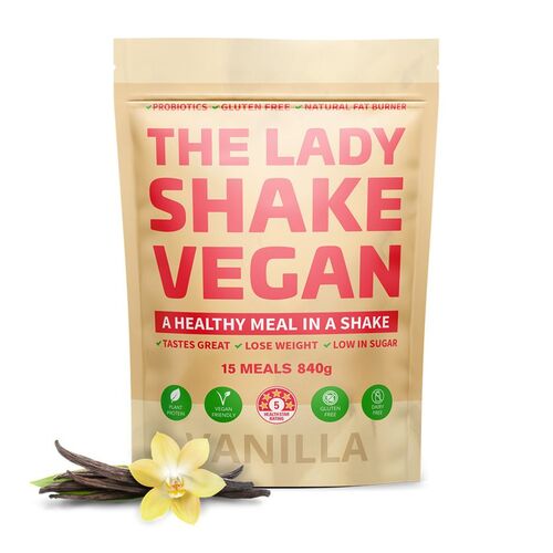 The Lady Shake Vegan Vanilla Shake 840g
