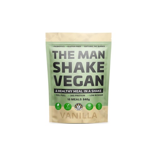 The Man Shake Vegan Vanilla Shake 840g