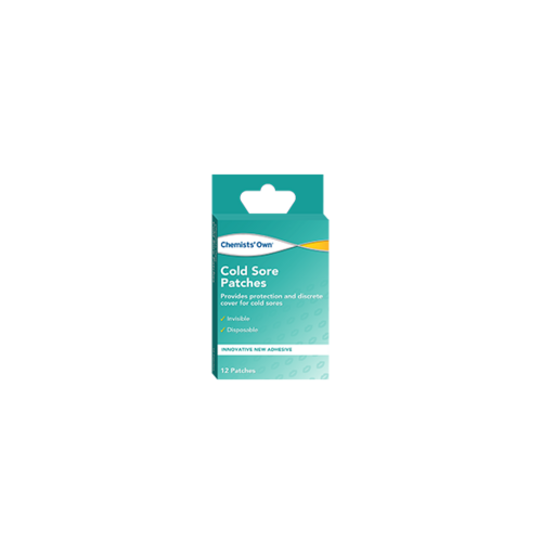 Chemists' Own Cold Sore Patches 12 Pack