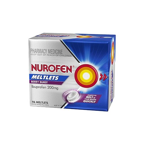 Nurofen Meltlets Berry Burst 200Mg 96 Pack (S2)