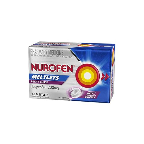 Nurofen Meltlets Berry Burst 200Mg 48s (S2)