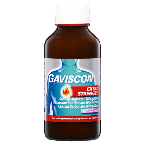 Gaviscon Extra Strength Oral Liquid Suspension 300mL - Aniseed Flavour