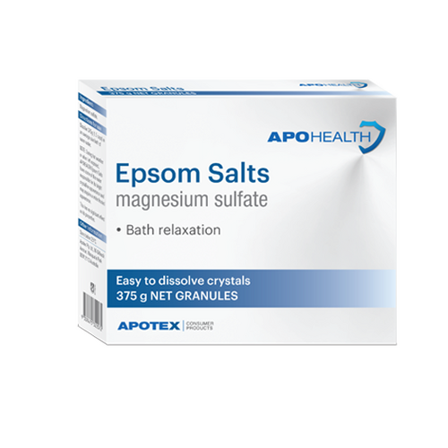 Apohealth Magnesium Sulfate Epsom Salts 375g