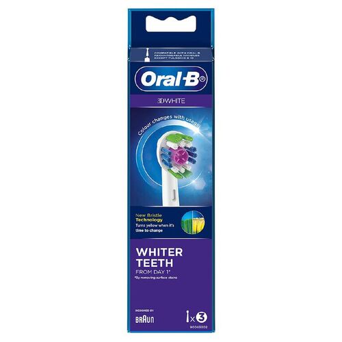 Oral-B Vitality Pro White Refill Heads 3 Pack