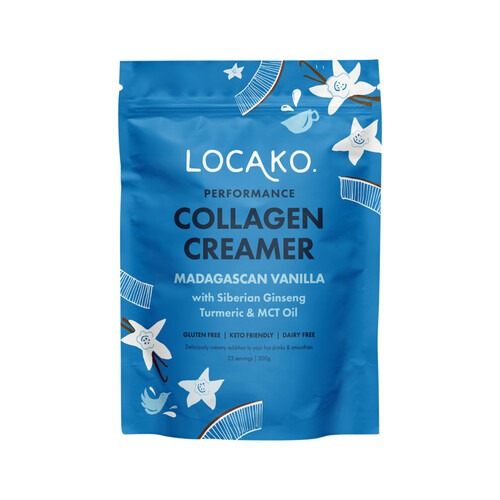 Locako Collagen Creamer Performance (Madagascan Vanilla) 300g