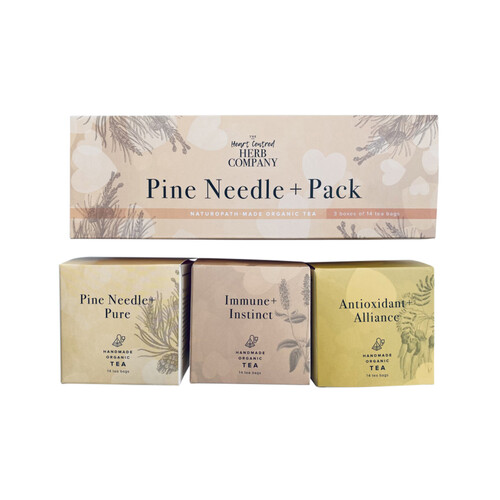The Heart Centred Herb Company Pine Needle + Pack (contains: 14 Tea Bag x 3 Pack)